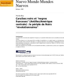 Nuevo Mundo Mundos Nuevos - Uni Bielefeld