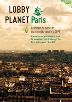 LOBBY PLANET Paris Criminels du climat et marchandisation de la COP21 - Corporate Europe Observatory
