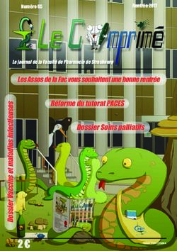 Réforme du tutorat PACES Dossier Soins palliatifs - Les Assos de la Fac vous souhaitent une bonne rentrée - Le Comprimé