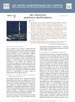 Spatiaux réutilisables - Sénat