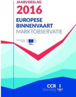 2016 EUROPESE BINNENVAART - MARKTOBSERVATIE