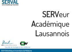 SERVEUR ACAD&Eacute;MIQUE LAUSANNOIS - BIUM BIBLIOTH&Egrave;QUE UNIVERSITAIRE DE M&Eacute;DECINE - CHUV