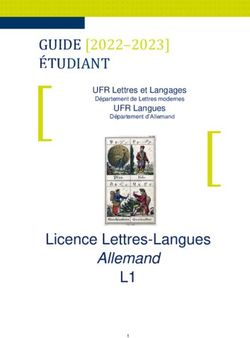 GUIDE 2022-2023 &Eacute;TUDIANT - L1 Licence Lettres-Langues Allemand