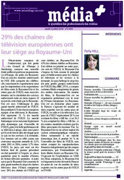 29% des chaînes de télévision européennes ont leur siège au Royaume-Uni - média+