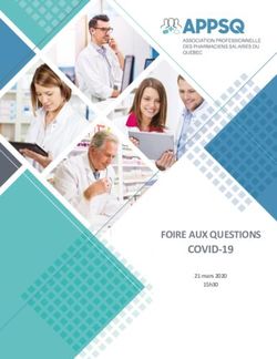 COVID-19 FOIRE AUX QUESTIONS - 21 mars 2020 15h30 - Association ...