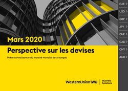 Mars 2020 Perspective sur les devises - Notre connaissance du marché mondial des changes - CCFA