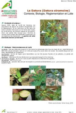 Le Datura (Datura stramoine) - Contexte, Biologie, Règlementation et Lutte - Chambres d'agriculture ...