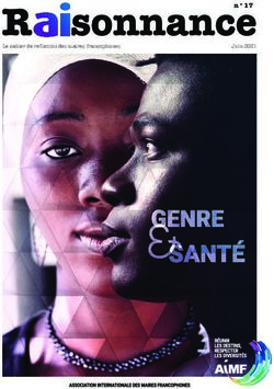 N 17 Le cahier de réflexion des maires francophones