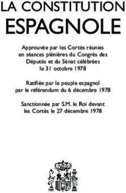 ESPAGNOLE LA CONSTITUTION - BOE.es