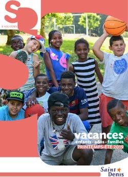 Vacances enfants - ados - familles - PRINTEMPS-ÉTÉ 2019 - Ville de Saint-Denis