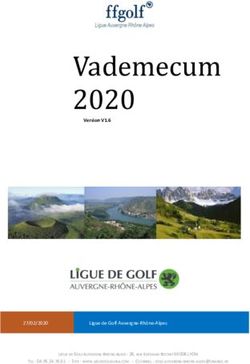 Vademecum 2020 - Ligue Golf Auvergne Rhône Alpes