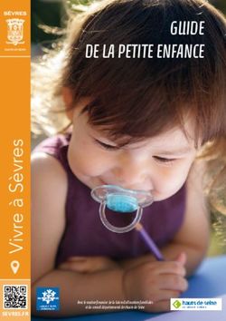 GUIDE DE LA PETITE ENFANCE - S&egrave;vres