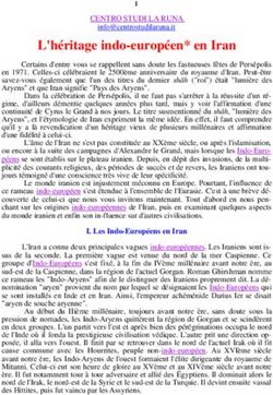 L'h&eacute;ritage indo-europ&eacute;en* en Iran