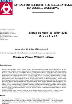 EXTRAIT DU REGISTRE DES DELIBERATIONS DU CONSEIL MUNICIPAL - Bordeaux