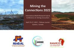 Mining the Connections 2022 - International Multi-Network Hybrid Conference on mining encounters April 25-27, 2022 - Ch&acirc;teau Laurier Quebec, Canada