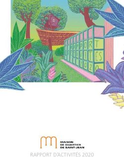 RAPPORT D'ACTIVITÉS 2020 - Maison de Quartier de Saint ...