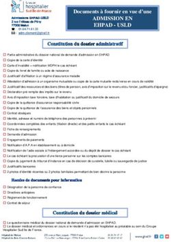 ADMISSION EN EHPAD - USLD - Documents &agrave; fournir en vue d'une