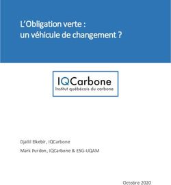 L'Obligation verte : un véhicule de changement ? - Djallil Elkebir, IQCarbone Mark Purdon, IQCarbone & ESG-UQAM Octobre 2020 - Institut ...