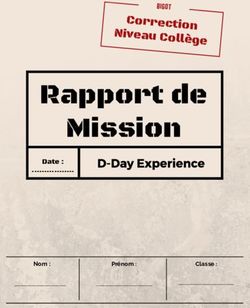 Rapport de Mission - Correction Niveau Coll&egrave;ge - DDay Experience