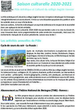 Saison culturelle 2020-2021 - P&ocirc;le Artistique et Culturel du coll&egrave;ge Ang&egrave;le Vannier