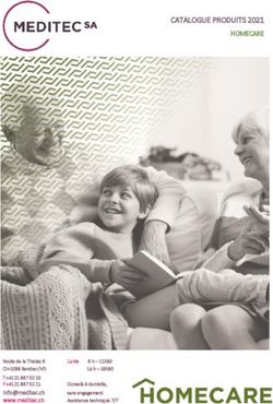 CATALOGUE PRODUITS 2021 HOMECARE - Meditec