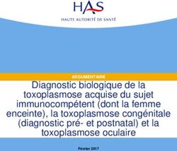 Diagnostic biologique de la toxoplasmose acquise du sujet immunocompétent dont la femme enceinte, la toxoplasmose congénitale diagnostic pré...