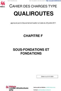 QUALIROUTES CAHIER DES CHARGES TYPE - Wallonie Infrastructures