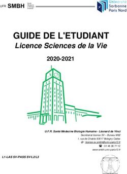 GUIDE DE L'ETUDIANT Licence Sciences De La Vie - Université Sorbonne ...