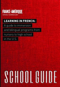 LEARNING IN FRENCH: A guide to immersion and bilingual programs from nursery to high school in the U.S - netdna-ssl.com