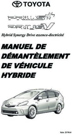 MANUEL DE DÉMANTÈLEMENT DE VÉHICULE HYBRIDE - Hybrid Synergy Drive essence-électricité - Toyota-Tech ...