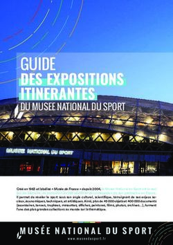 GUIDE DES EXPOSITIONS ITINERANTES DU MUSEE NATIONAL DU SPORT