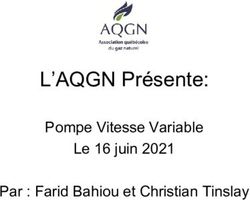 L'AQGN Présente: Pompe Vitesse Variable Le 16 juin 2021 Par : Farid Bahiou et Christian Tinslay