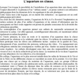 L'aquarium en classe - Aquarium tropical