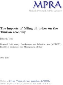 The impacts of falling oil prices on the Tunisan economy
