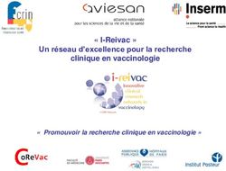 " I-Reivac " Un réseau d'excellence pour la recherche clinique en vaccinologie - " Promouvoir la recherche clinique en vaccinologie "