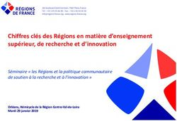 Chiffres clés des Régions en matière d'enseignement supérieur, de recherche et d'innovation - Chiffres clés des Régions en ...