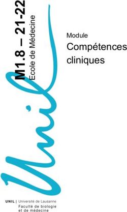 Comp&eacute;tences cliniques - Module - UNIL