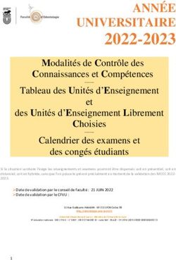 2022-2023 ANN&Eacute;E UNIVERSITAIRE - Facult&eacute; d'Odontologie