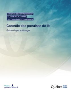 Contr&ocirc;le des punaises de lit - Guide d'apprentissage