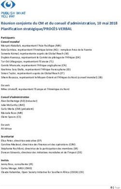 Réunion conjointe du CM et du conseil d'administration, 10 mai 2018 Planification stratégique/PROCÈS-VERBAL