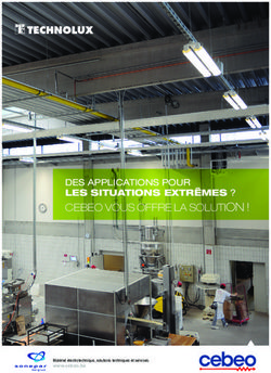 CEBEO VOUS OFFRE LA SOLUTION ! - DES APPLICATIONS POUR LES SITUATIONS EXTRÊMES ?