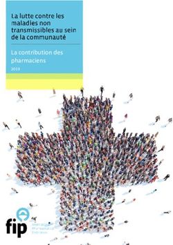 La contribution des pharmaciens 2019 - FIP