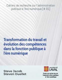 Transformation du travail et évolution des compétences dans la fonction publique à l'ère numérique - Steve Jacob Steven Ouellet