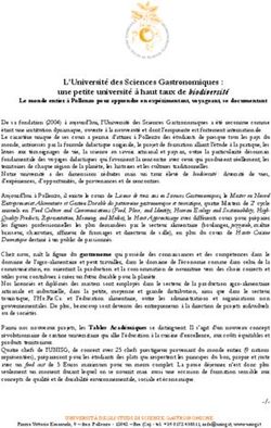 L'Université des Sciences Gastronomiques : une petite université à haut taux de biodiversité