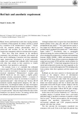 Red hair and anesthetic requirement