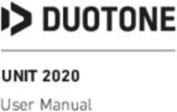 UNIT 2020 User Manual - Duotone