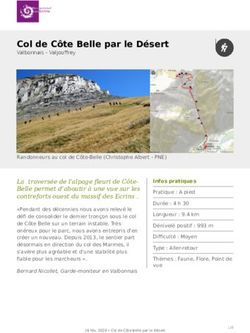Col de Côte Belle par le Désert - Parc national ...