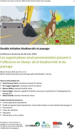 Les organisations environnementales passent à l'offensive en faveur de la biodiversité et du paysage