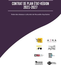CONTRAT DE PLAN ÉTAT-RÉGION - 2021-2027 Note des réseaux culturels de Nouvelle-Aquitaine - Réseau des ...