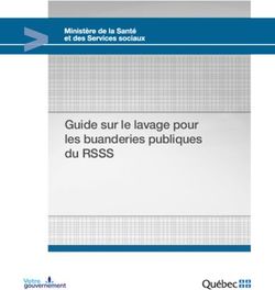 Guide sur le lavage pour les buanderies publiques du RSSS
